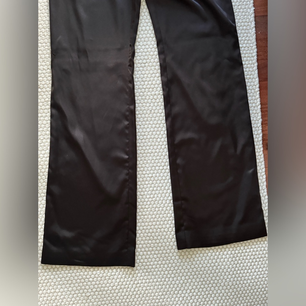 Satin Straight leg pant - black - Picture 5 of 5